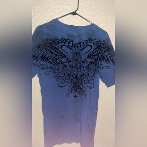 Blue & Black Affliction TShirt